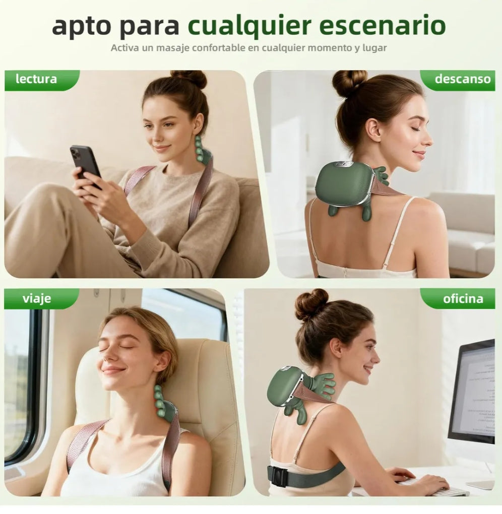 Masajeador de Cuello y Hombros con Calor Infrarrojo