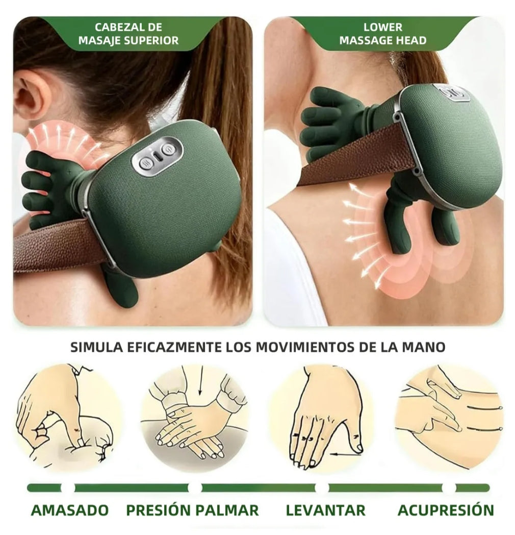 Masajeador de Cuello y Hombros con Calor Infrarrojo