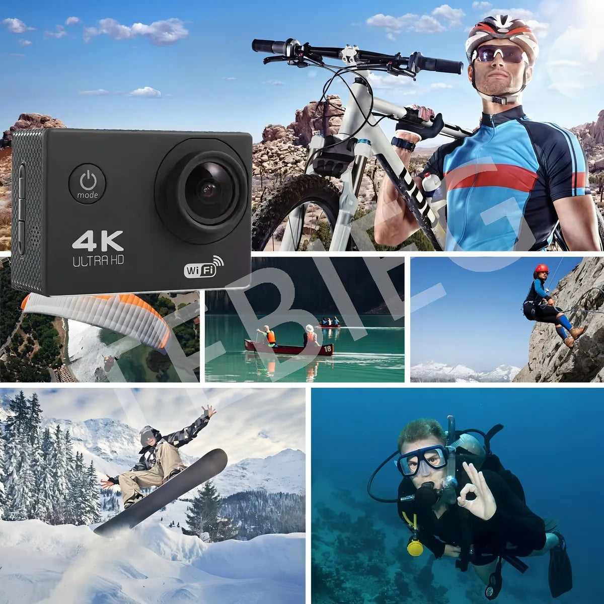 Cámara de Acción 4K Full HD – Sports Cam Deportiva