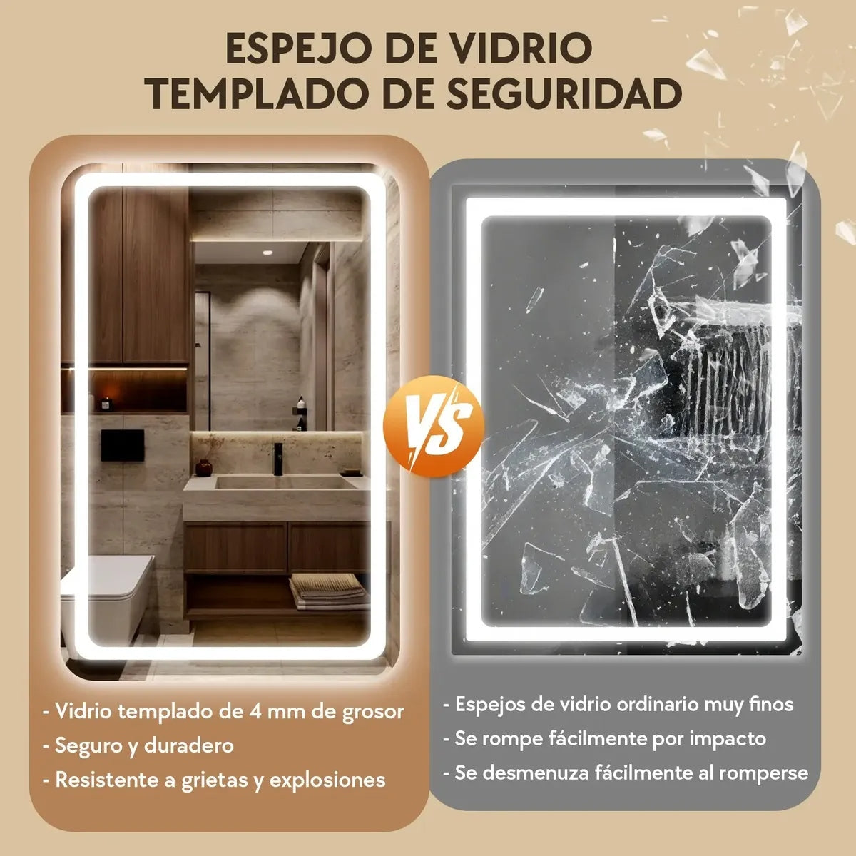 Espejo LED Touch Premium