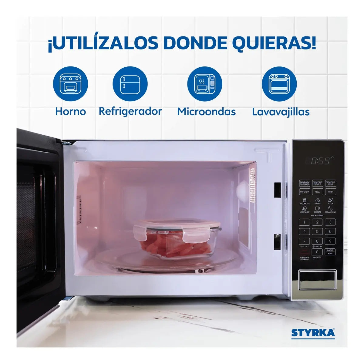 Set 12 Recipientes de Vidrio Herméticos con Tapa — 24 Piezas | Libre de BPA
