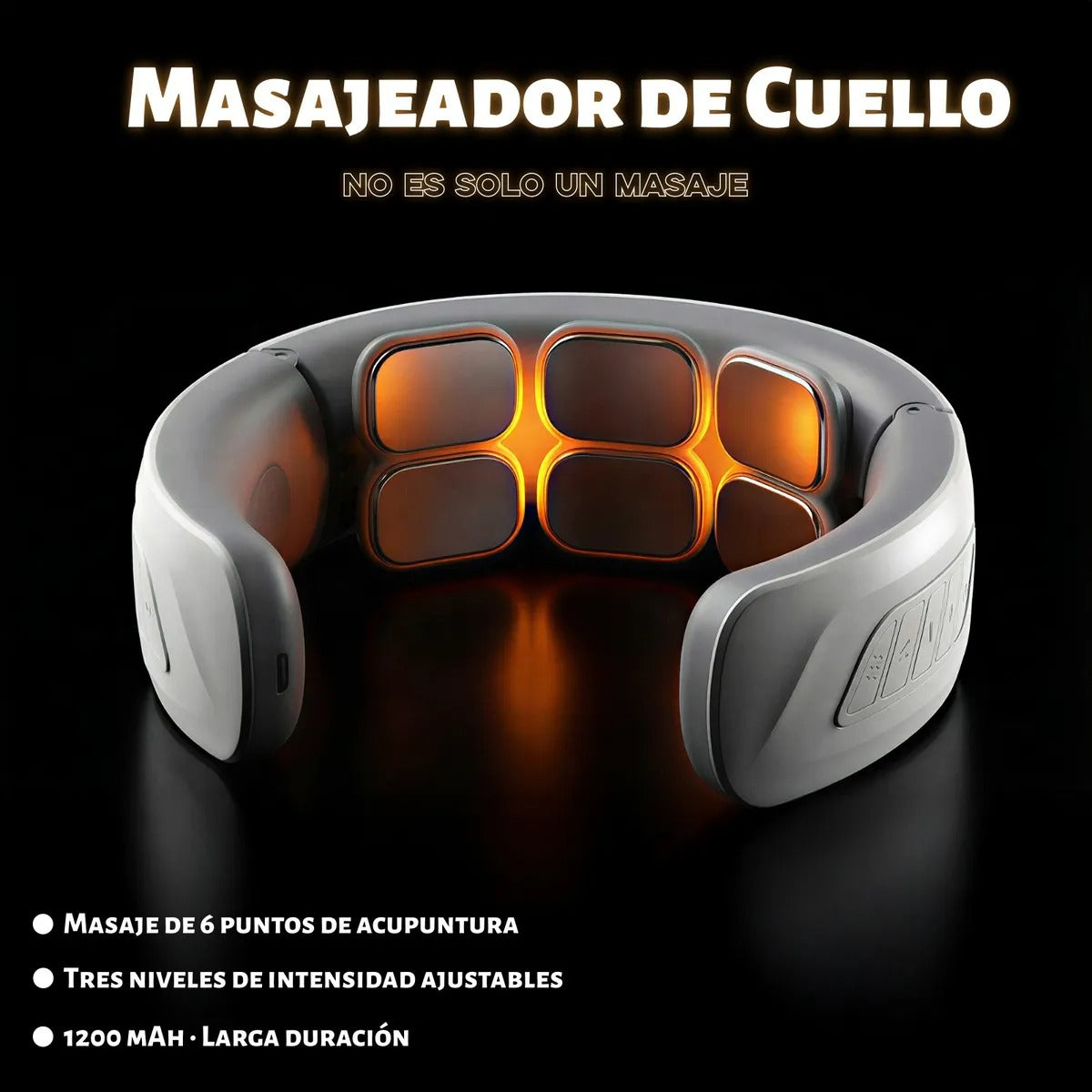 Masajeador eléctrico 6 modos de masaje