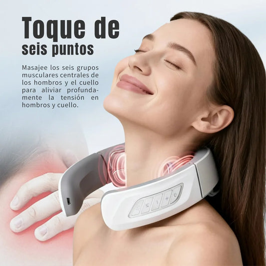 Masajeador Eléctrico de Cuello y Cuerpo – 6 Puntos de Acupuntura