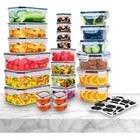 Recipientes 24 piezas hermeticos de almacenamiento