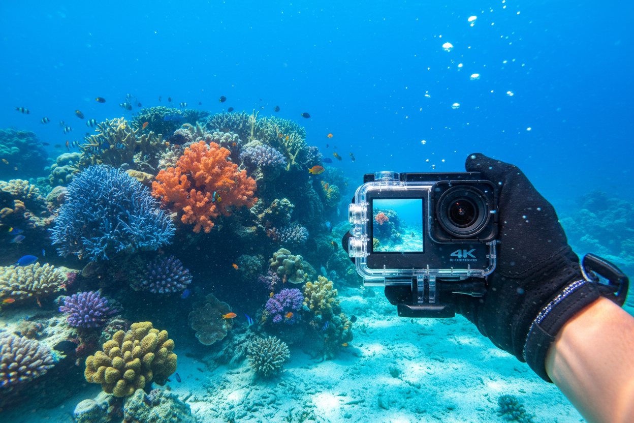 Cámara de Acción 4K - Underwater