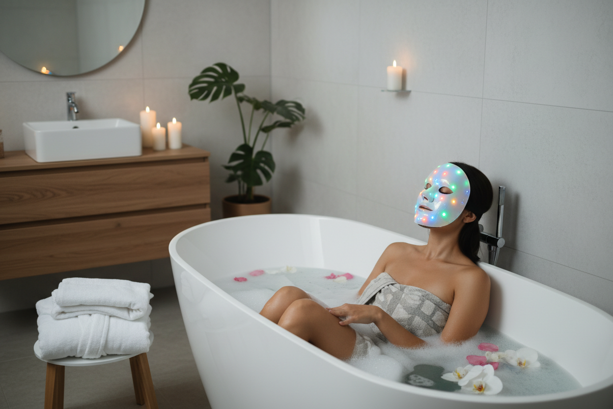 Máscara LED Facial - Lifestyle